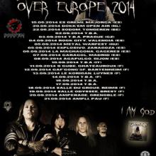 Exorcism European tour 2014 poster
