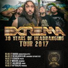 Extrema Italian Tour 2017 poster