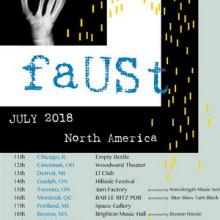 faUSt North American Tour 2018 poster