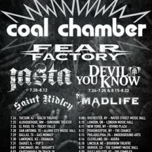 Fear Factory tour 2015 poster