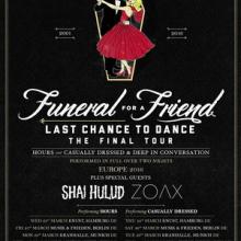 Funeral For A Friend & Zoax 2016 Tour poster