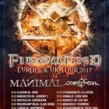 Firewind European & UK Tour 2017 poster