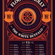 Flogging Molly North American Tour 2017 poster