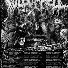 Full Of Hell Euro & UK Tour 2018 poster
