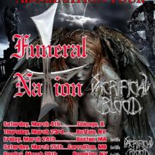 Funeral Nation US Tour 2017 poster