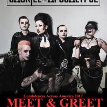 Gabriel And The Apocalypse North American Tour 2017 poster
