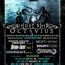 Ghost Ship Octavius US Tour 2015 poster