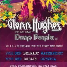 Glenn Hughes Irish Tour 2018 poster