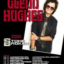 Glenn Hughes - Stone Broken UK Tour 2016 poster