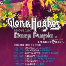 Glenn Hughes UK Tour 2018 poster