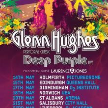 Glenn Hughes UK Tour 2019 poster