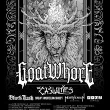 Goatwhore Metal Alliance tour 2018 poster