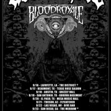 Goatwhore US Tour 2016 poster