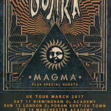 Gojira UK Tour 2017 poster