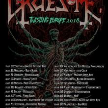 Gruesome Euro Tour 2018 poster