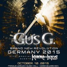 Gus G. tour poster 2015