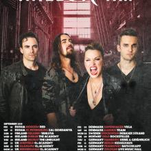 Halestorm EU & UK Tour 2018 poster