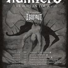 Hamferð Euro Tour 2018 poster