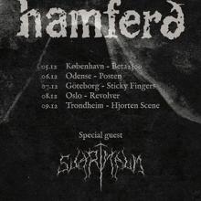 Hamferð Scandinavian Tour 2018 poster