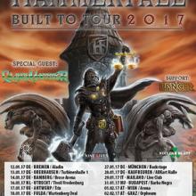 HammerFall Euro Tour 2017 poster