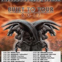 HammerFall Euro Tour 2017 poster