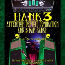 Hank3 US tour dates 2014 poster