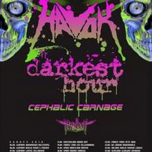 Havok Euro Tour 2018 poster