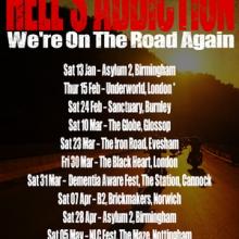 Hell’s Addiction UK Tour 2018 poster