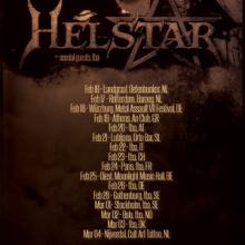 Helstar European Tour 2017 poster