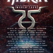 Hibria North American Tour 2016 poster