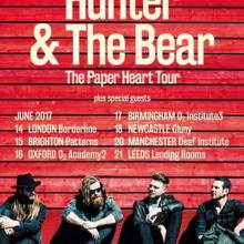 Hunter & The Bear UK Tour 2017 poster