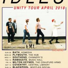 Idles UK Tour 2018 poster