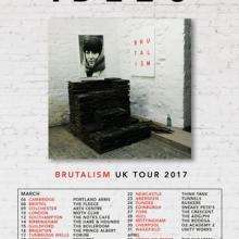 Idles UK Tour 2017 poster
