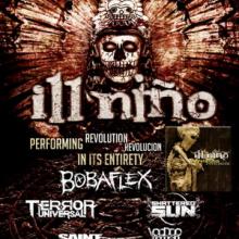 Ill Niño US Tour 2016 poster