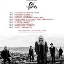 Inglorious UK Tour 2019 poster