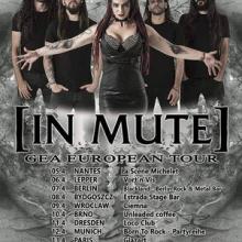 [In Mute] Euro Tour 2018 poster