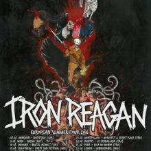 Iron Reagan Euro Summer Tour 2016 poster