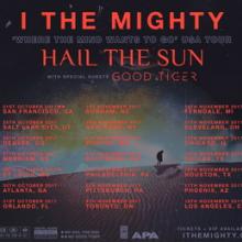 I The Mighty North American Tour 2017 poster