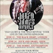 Jared James Nichols UK tour 2015 poster