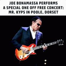 Joe Bonamassa Free live show pic
