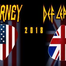 Journey & Def Leppard North American Tour 2018 poster