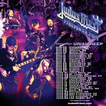 Judas Priest North American Tour 2019 poster
