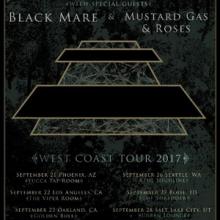 Junius West Coast Tour 2017 poster