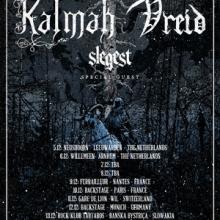 Kalmah Vreid Euro Tour 2018 poster