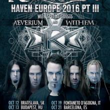 Kamelot Euro Tour 2016 poster