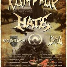 Kampfar Spreading the Plague MMXIV 2014 poster