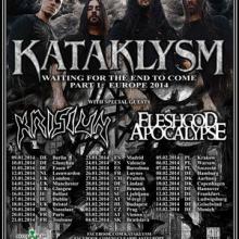 Kataklysm European Tour 2014 poster