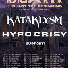 Kataklysm Hypocrisy Euro Tour 2018 poster