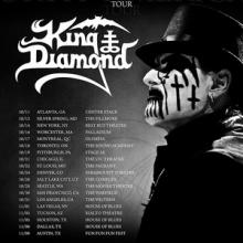 King Diamond North American Tour 2014 poster