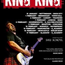 King King UK Tour 2019 poster